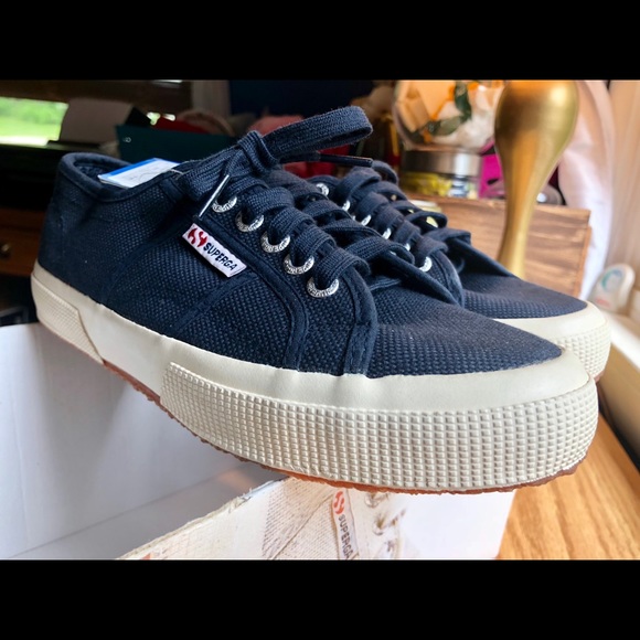 superga navy blue womens